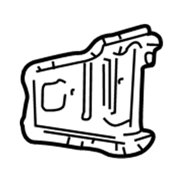 55713-0C020 Toyota Cowl Side Panel, Passenger Side Illustration 1 of 1