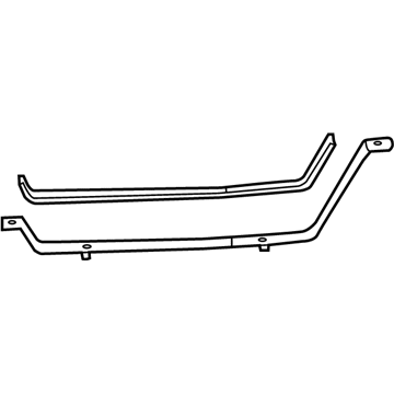 77601-74010 Toyota Fuel Tank Strap, Passenger Side Illustration 1 of 1