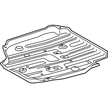 77606-74011 Toyota Tank Shield Illustration 1 of 1