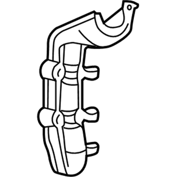 77277-74020 Toyota Filler Shield Illustration 1 of 1