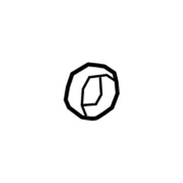 71834-60141 Toyota Cover, Rear Seat Reclining, Driver Side Illustration 1 of 1