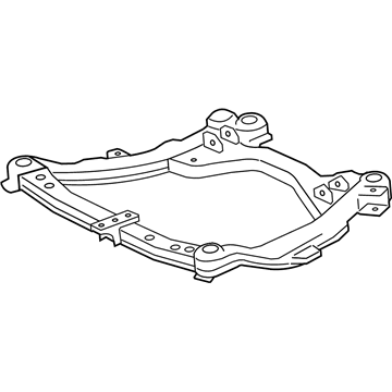 52213-06080 Toyota Engine Cradle Stopper, Front Illustration 1 of 1