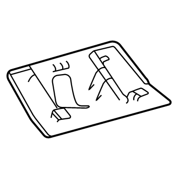 Toyota 69321-35020 Lock Cover