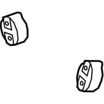 Toyota 17565-0P041 Muffler & Pipe Insulator