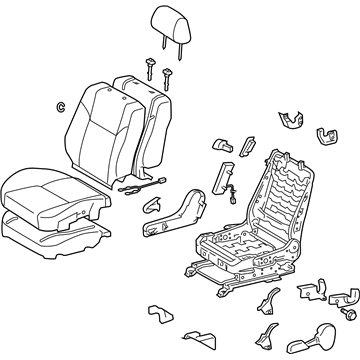 Scion 71100-21670-B1 Seat Assembly