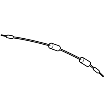 69710-06100 Toyota Lock Cable, Front Illustration 1 of 1