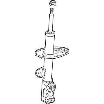 48510-80363 Toyota Strut, Front Passenger Side Illustration 1 of 1