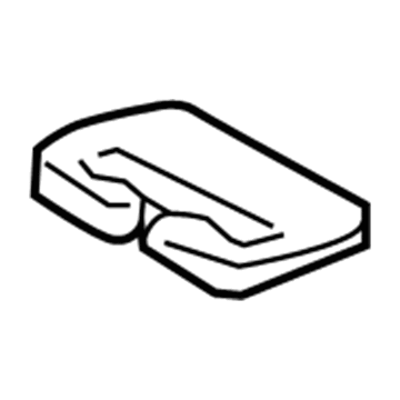 73373-33020-E2 Toyota Center Cover, Rear Illustration 1 of 1