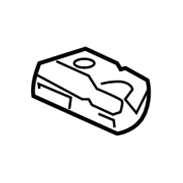 73345-20010-B1 Toyota Guide, Gray, Rear Passenger Side Center Illustration 1 of 1