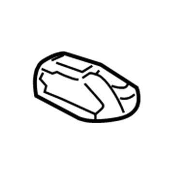 73345-33020-A0 Toyota Guide, Rear Driver Side Center Illustration 1 of 1