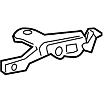73016-47010 Toyota Anchor Plate, Driver Side Illustration 1 of 1