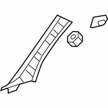 Toyota 62220-AK010-C1 Windshield Pillar Trim