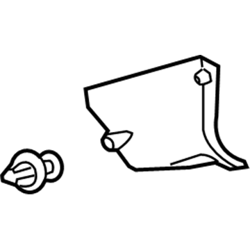 62112-60260-C0 Toyota Board, Cowl Side Trim, Driver Side Illustration 1 of 1