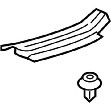 67940-35011-C0 Toyota Sill Plate, Driver Side Illustration 1 of 1