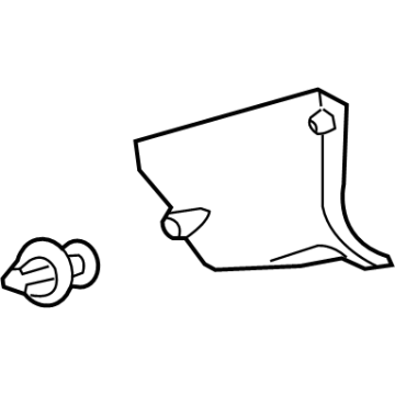 Toyota 62111-60161-C0 Cowl Trim