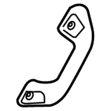74680-60010-B0 Toyota Grip Handle, Gray, Passenger Side Illustration 1 of 1