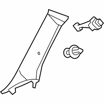 Toyota 62210-35030-B0 Windshield Pillar Trim