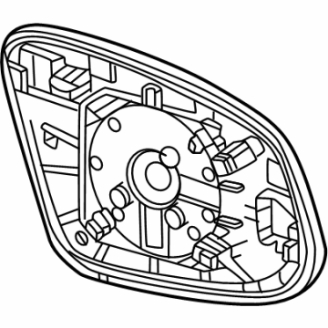 Toyota 87931-35D50 Mirror Glass