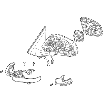 Toyota 87910-35D50 Mirror Assembly