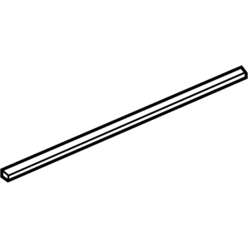 53388-06190 Toyota Fender Ledge Cover Seal Strip, Front Illustration 1 of 1