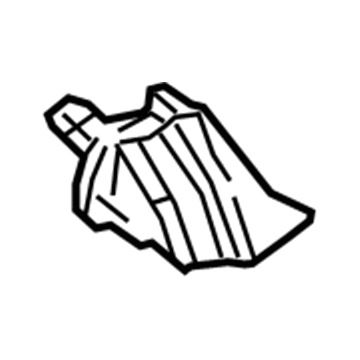 53747-06060 Toyota Plate, Passenger Side Illustration 1 of 1