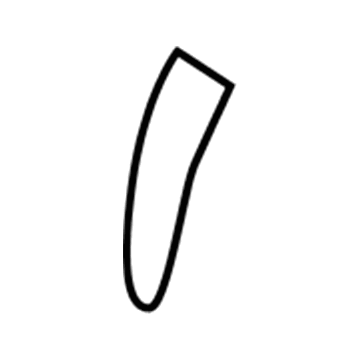 75991-42010 Toyota Wheel Flare Tape, Front Passenger Side Illustration 1 of 1