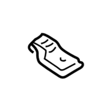 Toyota 58016-33030 Seat Belt Reinforcement