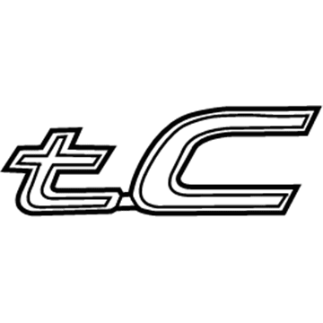 Scion 75445-21080 Nameplate