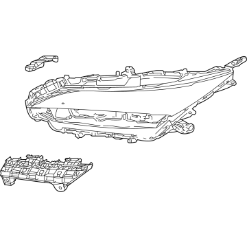 Toyota 81140-48J20 Headlamp