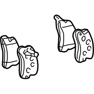 Toyota Camry Brake Pads - 04466-33140