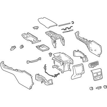 Toyota 58810-07151-C6 Console Assembly