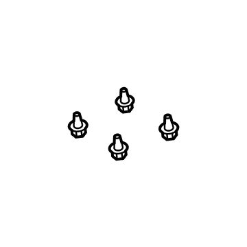 Toyota 90467-09245 MAP Lamp Assembly Clip