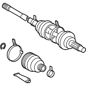 Toyota 42370-29437 Shaft & Joint Assembly