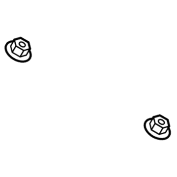 Toyota 90177-A0017 Gear Assembly Nut