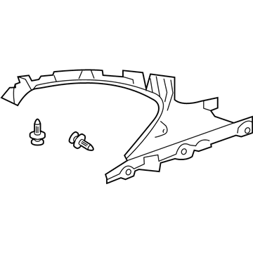 Scion 62571-21021-B0 Upper Quarter Trim