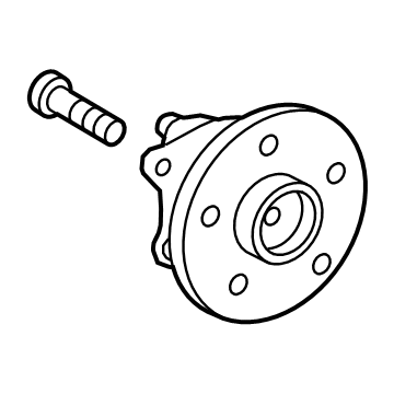42410-AQ010 Toyota Hub&Bearing Assembly Illustration 1 of 1