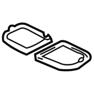 Toyota 81266-52020 MAP Lamp Lens