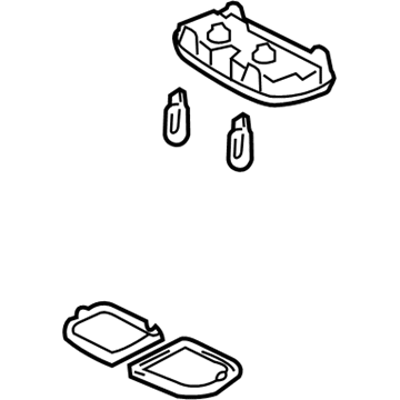 Toyota 81260-52030-B0 MAP Lamp Assembly