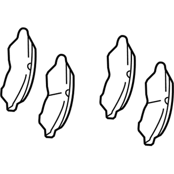 Toyota Brake Pads - 04465-06100