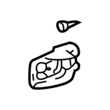 Toyota Interior Door Handle - 69205-0C030-E1