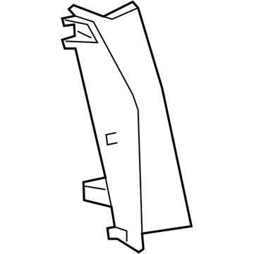 81497-12010 Toyota Cover, Passenger Side Illustration 1 of 1