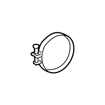 Toyota 96111-10850 Outlet Tube Clamp