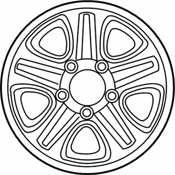 Toyota 42611-60371 Wheel, Alloy