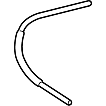 16566-0H010 Toyota Overflow Hose Illustration 1 of 1