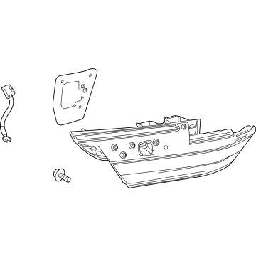 Toyota 81580-AQ020 Backup Lamp Assembly