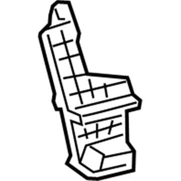 52591-33040 Toyota Side Seal, Passenger Side Illustration 1 of 1