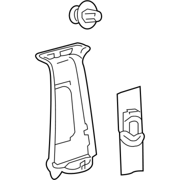 Toyota 62410-47110-C1 Upper Center Pillar Trim