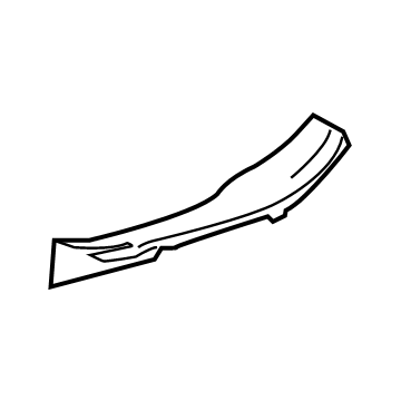 67918-47100-C0 Toyota Sill Trim, Black, Rear Driver Side Inside Illustration 1 of 1