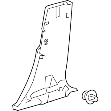 Toyota 62413-47100-C0 Lower Center Pillar Trim