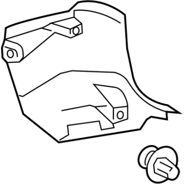 Toyota 62111-47170-C0 Cowl Trim